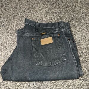 Wrangler Men's Dark Grey Jeans